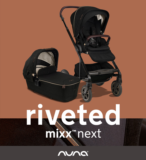 Nuna collezione Riveted - passeggino e navicella Mixx Next - Cercapasseggini
