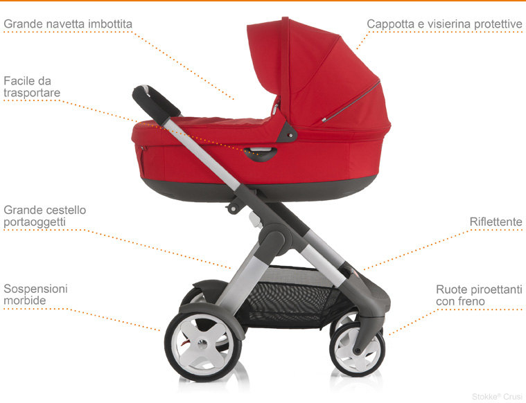 Dettagli navetta opzionale passeggini Stokke Crusi 2013