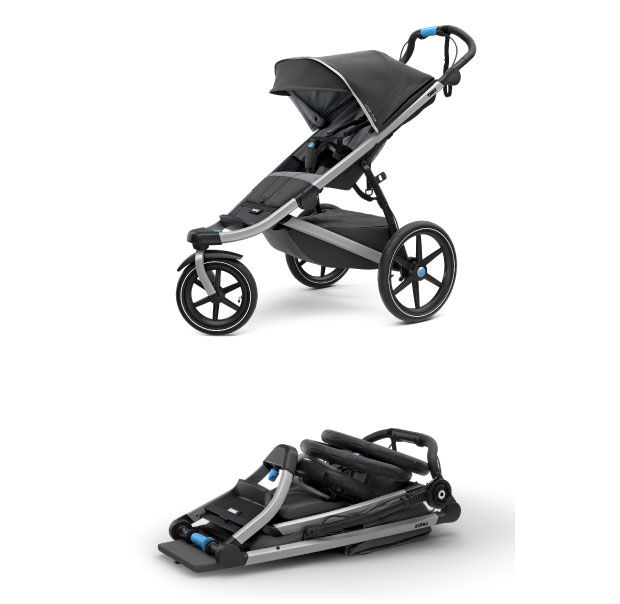 Thule Urban Glide 2, aperto e chiuso