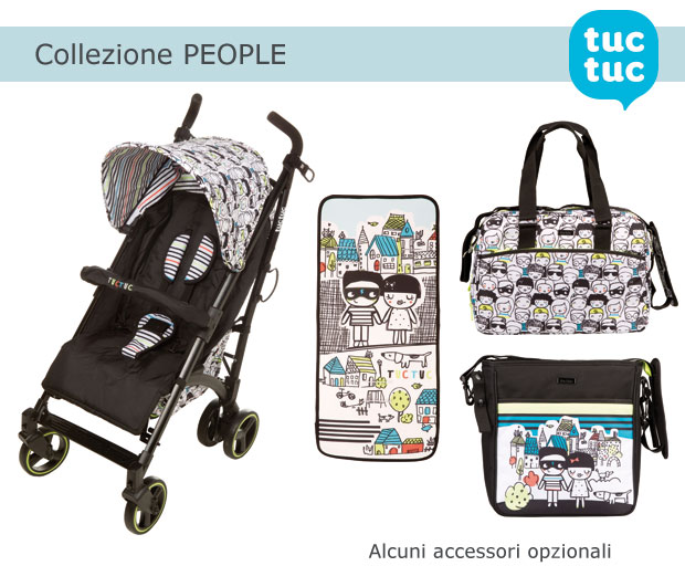 Tuc Tuc Yupi passeggino leggero 2017 - collezione People - cercapasseggini