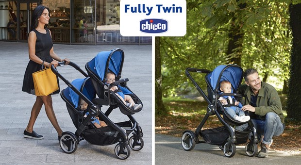 Chicco Fully Twin: versatilità e comfort raddoppiano
