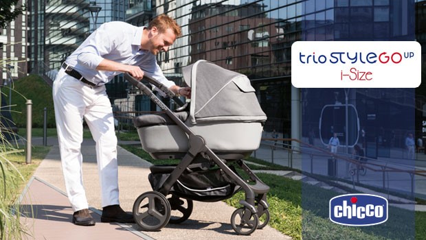 Chicco Trio StyleGo Up i-Size: la sicurezza in 50 centimetri