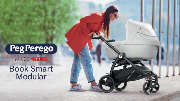 Peg Perego Book Smart modular: il trio urban con due anime