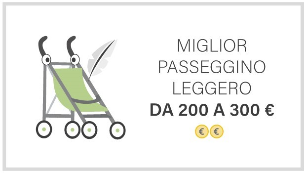 I migliori passeggini leggeri tra 200 e 300 euro