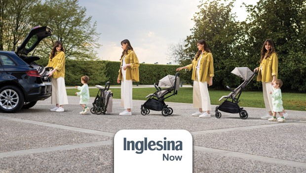 Inglesina Now: un tocco e si chiude da solo