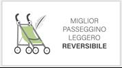 I migliori passeggini leggeri con seduta reversibile
