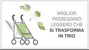 I migliori passeggini trio leggeri