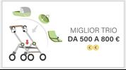 I migliori passeggini trio tra 500 e 800 euro