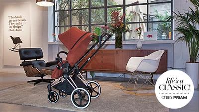 Cybex introduce PRIAM, l'innovativo passeggino di design
