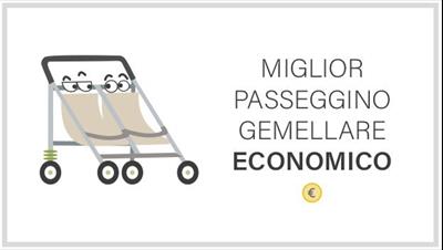 I migliori passeggini gemellari economici