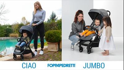 Foppapedretti Ciao e Jumbo: compatti e intelligenti 