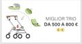 I migliori passeggini trio tra 500 e 800 euro