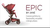 Jané Epic 2016: novità importanti per il passeggino epico