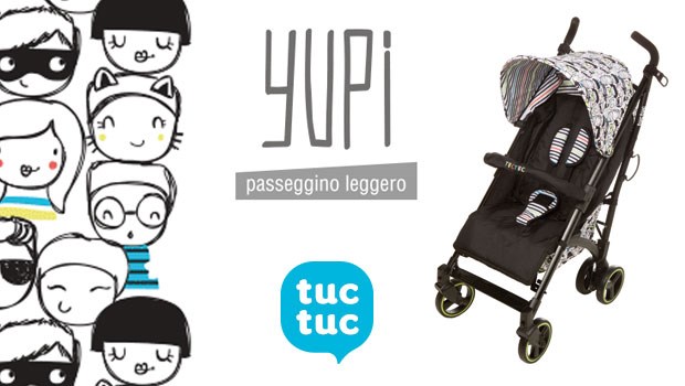 Yupi di Tuc Tuc, il passeggino leggero si rinnova il look