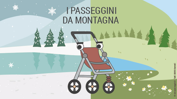 Col passeggino in montagna: tutto quello che c'è da sapere