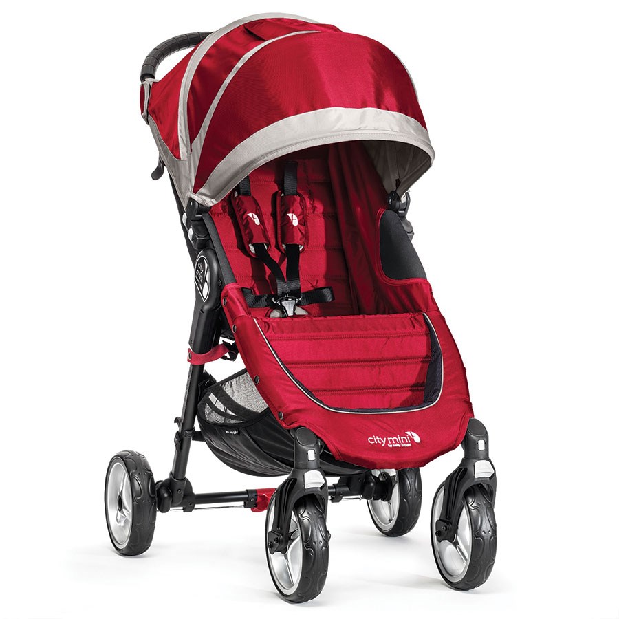 Baby Jogger Passeggino City Mini™ Zip - Rosso + Borsa Porta Passeggino -  Compatto, leggero, si chiude con una mano! unisex (bambini)