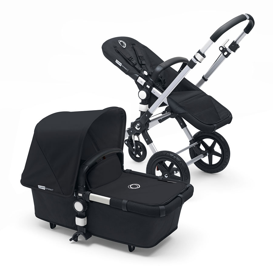 Passeggino Bugaboo CAMALEONTE modello base 2007 Nero Grigio 4 RUOTE 