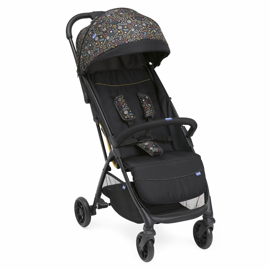 Passeggino Passeggini ultraleggeri Chicco Glee Playful Black