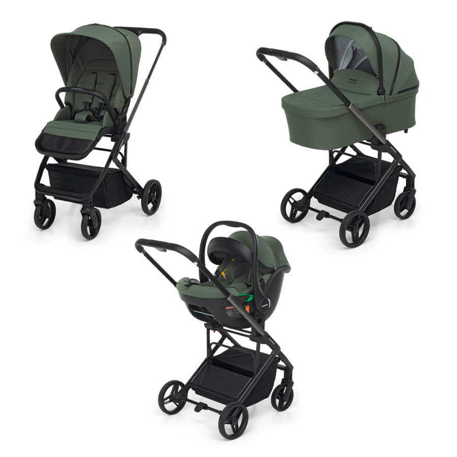 Passeggino Trio e sistemi modulari Foppapedretti TicToc Trio Olive