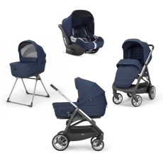 Passeggino Trio Inglesina Aptica System Quattro Cab collezione 2022 Portland Blue