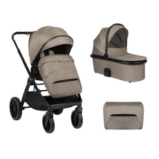 Passeggino Duo KikkaBoo Tiffany collezione 2025 Beige
