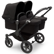 Passeggino Gemellare Bugaboo Donkey 5 Gemellare collezione 2022 Midnight Black