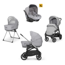 Passeggino Trio Inglesina Aptica System Quattro Darwin collezione 2022 Silk Grey