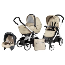 Passeggino Trio Peg Perego Book Plus 51 Sportivo Modular collezione 2015 Perla