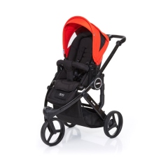 Passeggino Quattro Ruote ABC Design Cobra PLUS collezione 2016 Telaio Black - Colore Flame