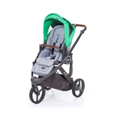Passeggino Quattro Ruote ABC Design Cobra PLUS collezione 2016 Telaio Graphite Grey - Colore Grass
