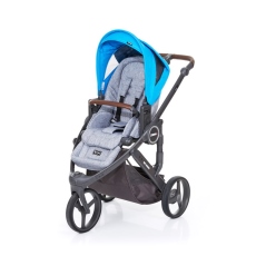 Passeggino Quattro Ruote ABC Design Cobra PLUS collezione 2016 Telaio Graphite Grey - Colore Water