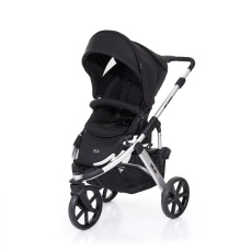 Passeggino Tre Ruote ABC Design Salsa 3 collezione 2016 Telaio Silver Black - Colore Black