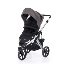 Passeggino Tre Ruote ABC Design Salsa 3 collezione 2016 Telaio Silver Black - Colore Cloud