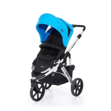 Passeggino Tre Ruote ABC Design Salsa 3 collezione 2016 Telaio Silver Black - Colore Water