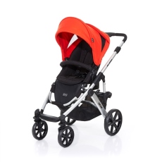 Passeggino Quattro Ruote ABC Design Salsa 4 collezione 2016 Telaio Silver Black - Colore Flame