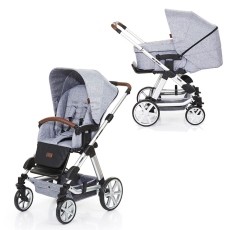 Passeggino Duo ABC Design Turbo 4 collezione 2017 Graphite Grey