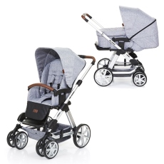 Passeggino Duo ABC Design Turbo 6 collezione 2017 Graphite Gray