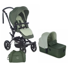 Passeggino Duo Jan Duo Crosswalk R Micro collezione 2021 Forest Green