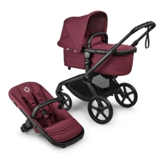 Passeggino Duo Bugaboo Fox 5 Renew collezione 2025 Dark Cherry