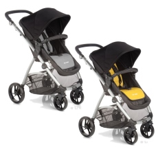Passeggino Quattro Ruote Be Cool Slide collezione 2015 Crazy - Grey vs Yellow 