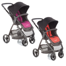 Passeggino Quattro Ruote Be Cool Slide collezione 2015 Love - Purple vs Red