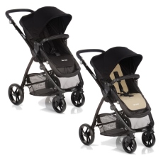 Passeggino Quattro Ruote Be Cool Slide collezione 2015 Zen - Black vs Marfil