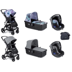 Passeggino Trio Be Cool Trio Quantum 3 Top collezione 2017 Butterfly - Butterfly vs Grey