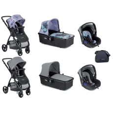 Passeggino Trio Be Cool Trio Slide 3 Top collezione 2017 Butterfly - Butterfly vs Grey
