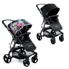 Passeggino Quattro Ruote Be Cool Quantum collezione 2018 Soho: Graffiti vs Black
