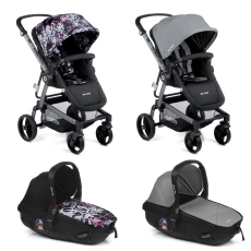 Passeggino Duo Be Cool Quantum Match collezione 2018 Queen: Queen of Rock vs Grey