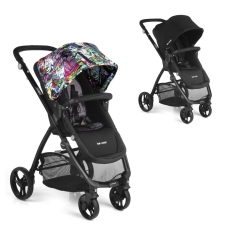Passeggino Quattro Ruote Be Cool Slide collezione 2018 Soho: Graffiti vs Black