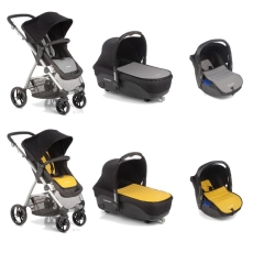 Passeggino Trio Be Cool Trio Slide 3 Cocoon collezione 2015 Crazy - Grey vs Yellow