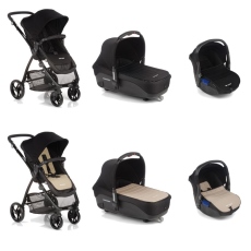 Passeggino Trio Be Cool Trio Slide 3 Cocoon collezione 2015 Zen - Black vs Marfil
