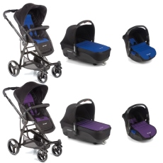 Passeggino Trio Be Cool Trio Bandit 3 Cocoon collezione 2015 Cool - Royal vs Lilac